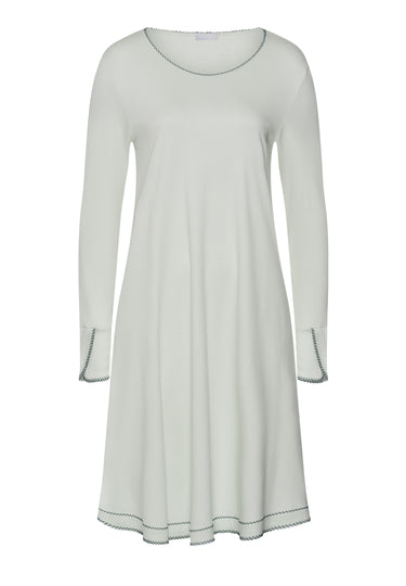 Una Tulip Sleeve Cotton Nightgown | Green Beryl 74772-2707